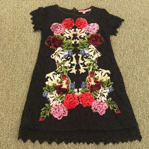 Children’s black lace dress